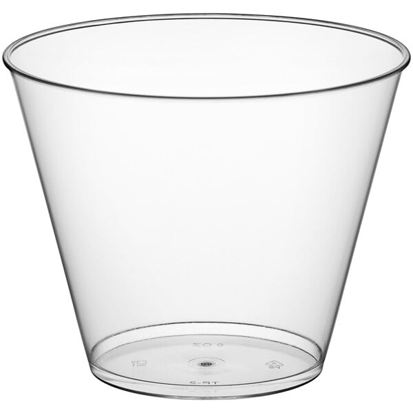 9 oz. Clear Disposable Plastic Tumbler