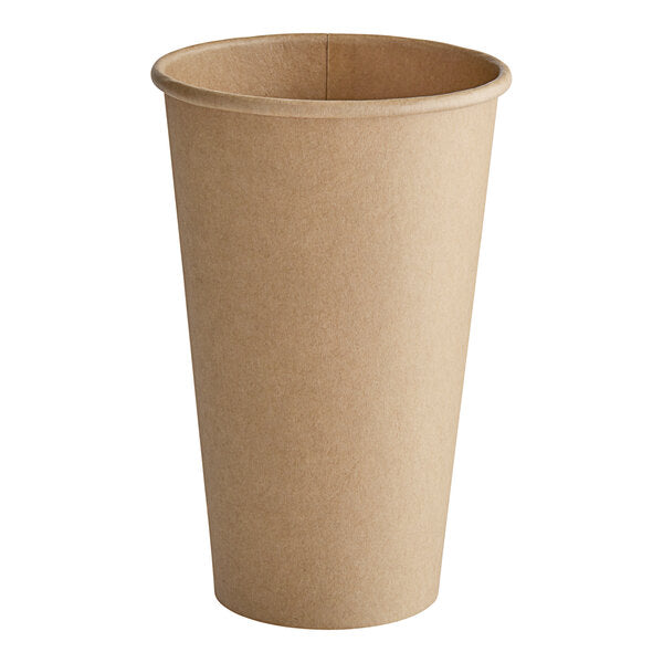 16 oz. Kraft Poly Paper Hot Cup