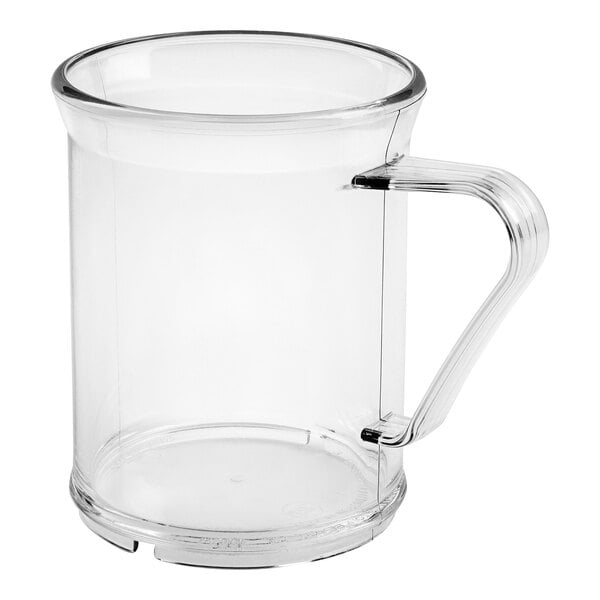 9.6 oz. Clear Polycarbonate Mug - 48/Case