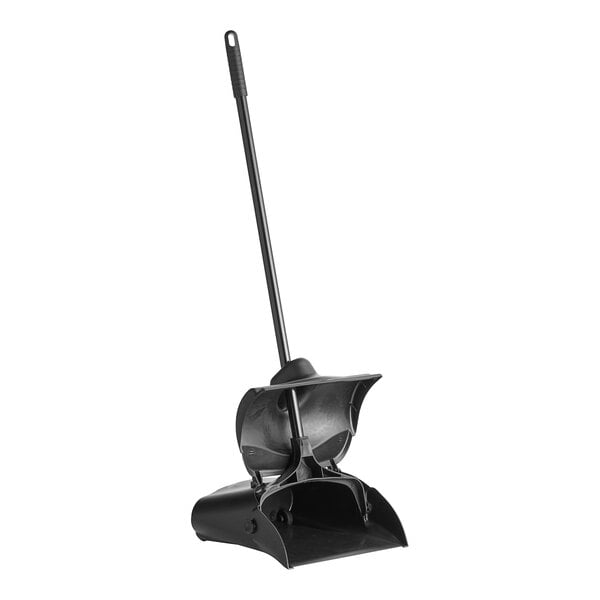 12" Closed-Lid Lobby Dust Pan