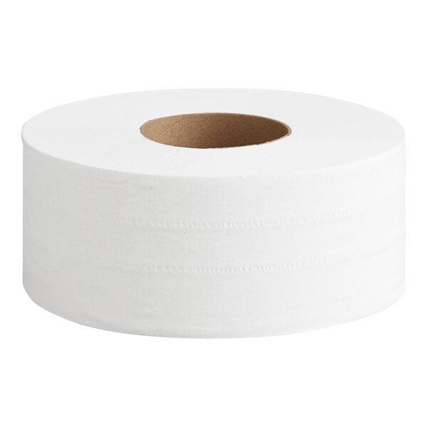 2-Ply Jumbo Toilet Paper Roll with 9" Diameter, 720 Feet / Roll - 12/Case