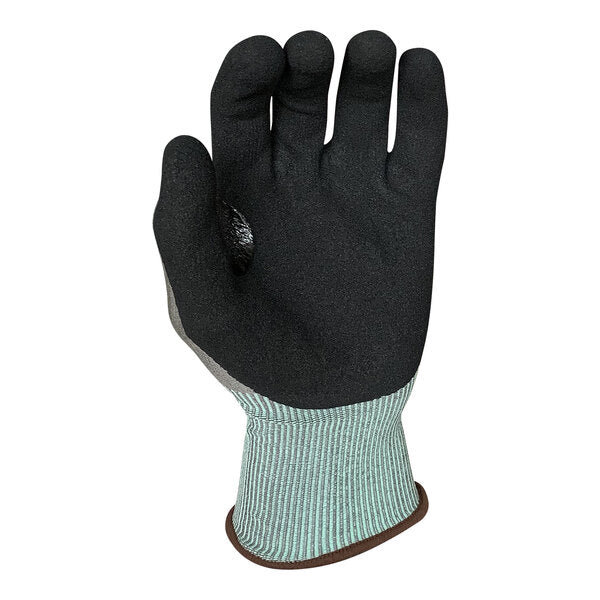 Level A4 Graphene Gloves with Black HCT Microfoam Nitrile Palm Coating and Blue Cuff