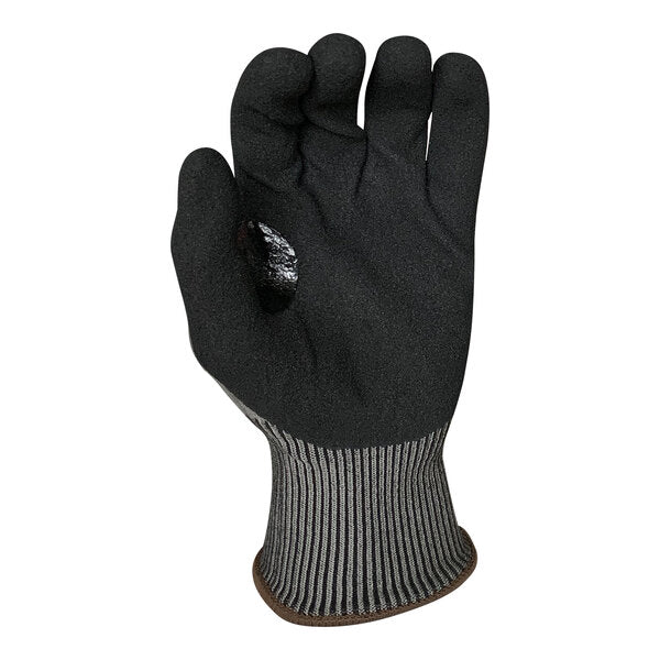 A5 Graphene Gloves with Black HCT Microfoam Nitrile Palm Coating and Black Cuff