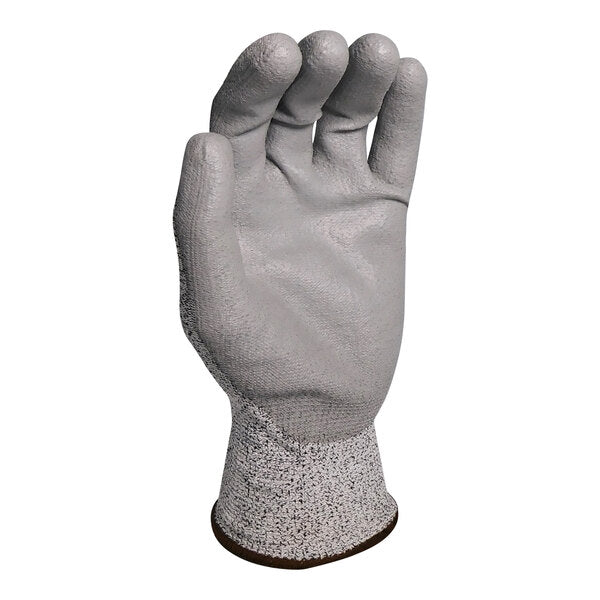 Level A2 HDPE Gloves with Gray Polyurethane Palm Coating