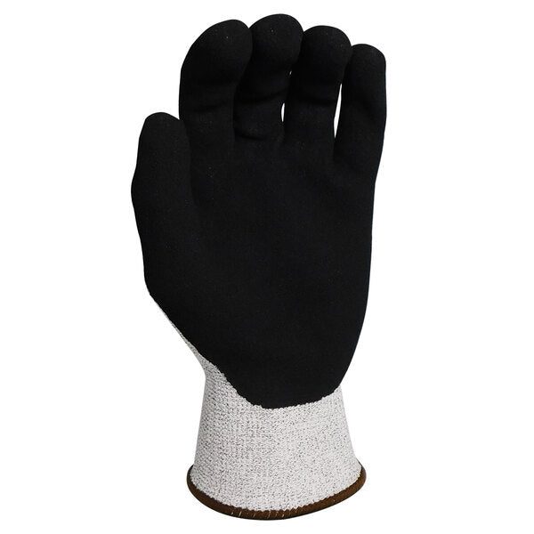 Level A3 HDPE Gloves with HCT Microfoam Nitrile Palm Coating