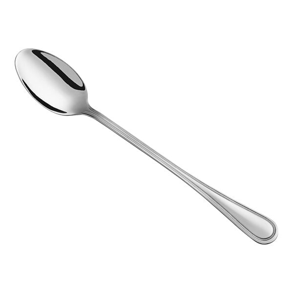 7 1/4" 18/0 Stainless Steel Heavy Weight Iced Tea Spoon - 12/Case