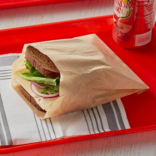 6" x 6 1/2" Grease-Resistant Sandwich Bag