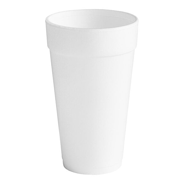 20 oz. White Customizable Foam Cup