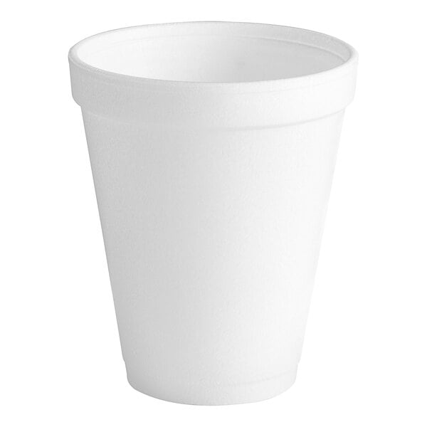 10 oz. White Customizable Foam Cup