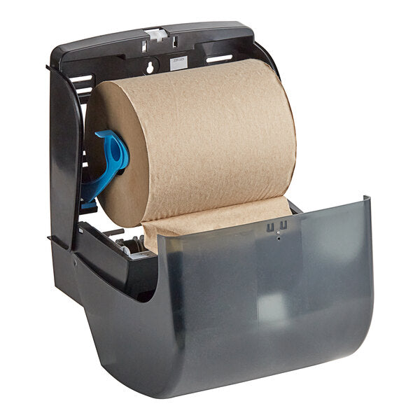 Translucent Black Automatic Paper Towel Dispenser with Motion Sensor amd 6 Paper Towel Rolls