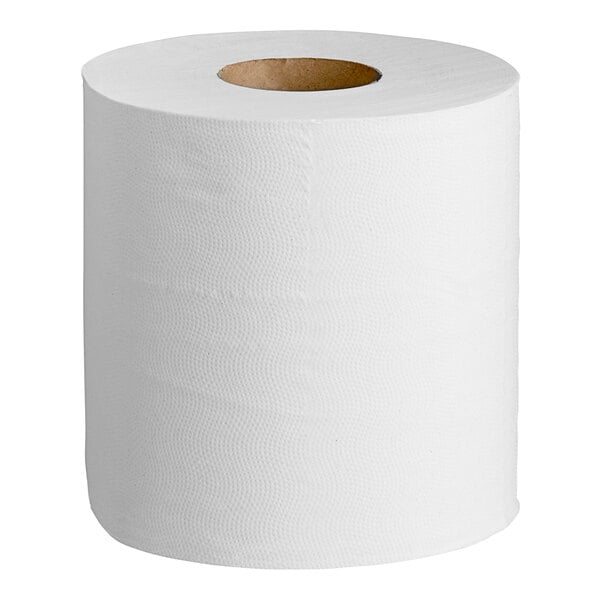 2-Ply White Center Pull Economy Paper Towel 500' Roll - 6/Case