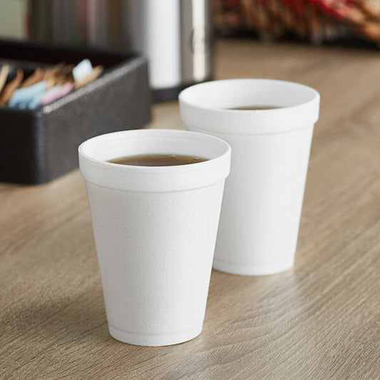 10 oz. White Customizable Foam Cup