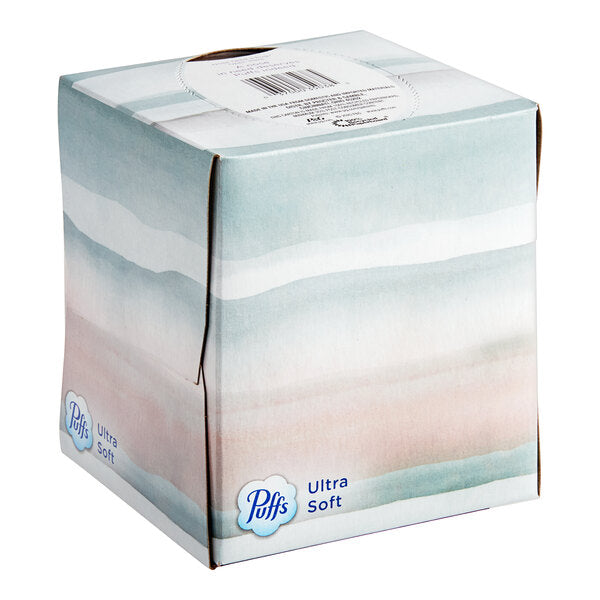 Ultra Soft 56 Sheet 2-Ply Facial Tissue Cube - 24/Case