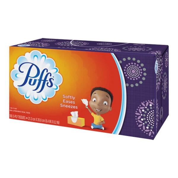 180 Sheet 2-Ply Facial Tissue Box - 24/Case