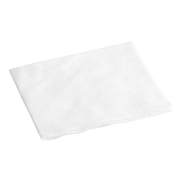 13 1/2" x 21" White Medium-Duty Foodservice Wiper - 150/Case