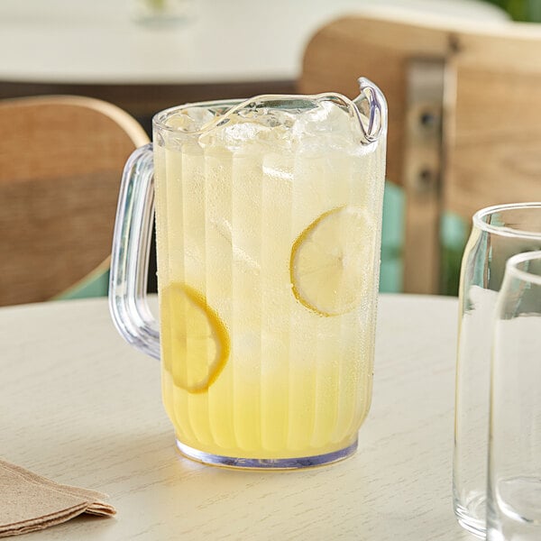 32 oz. Clear SAN Plastic Beverage Pitcher