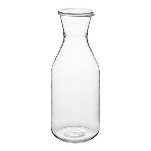 51 oz. Polycarbonate Carafe with Flat Lid - 12/Case