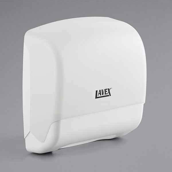 Translucent White Mini Multifold Plastic Paper Towel Dispenser