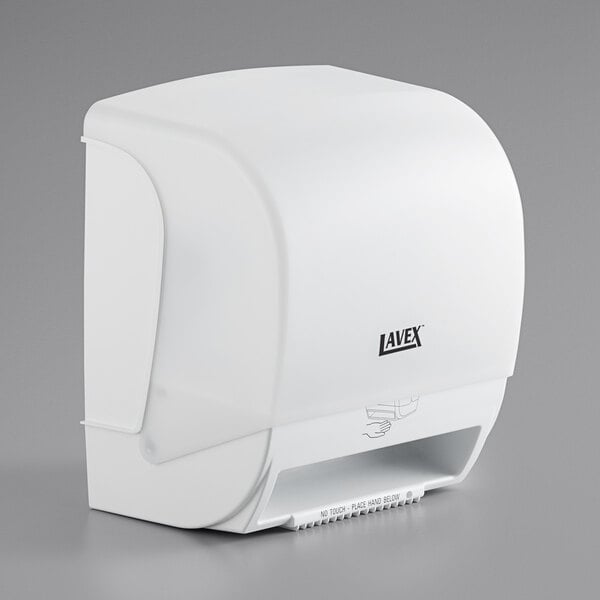 Translucent White Automatic Paper Towel Dispenser with Motion Sensor