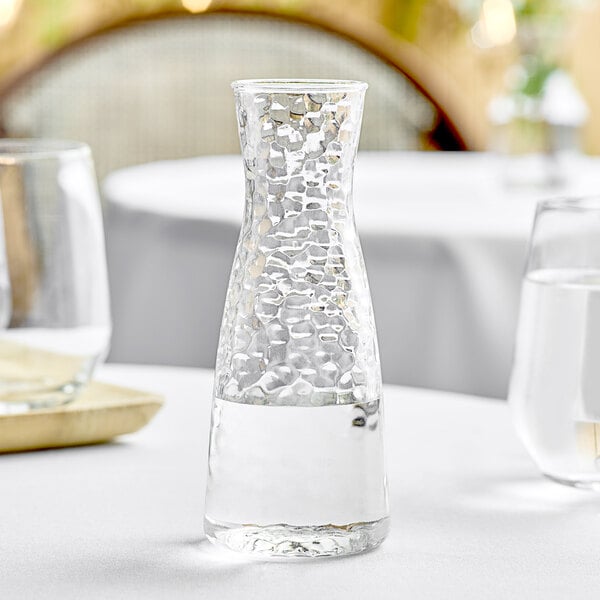 10 oz. Hammered Design Plastic Carafe