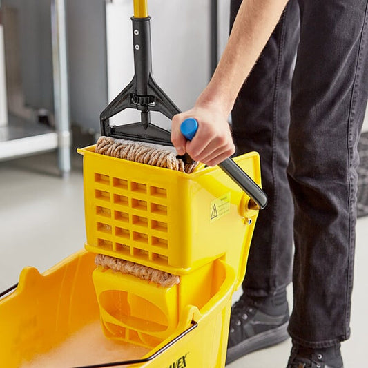 Yellow Replacement Mop Bucket Side Press Wringer for Mop Buckets