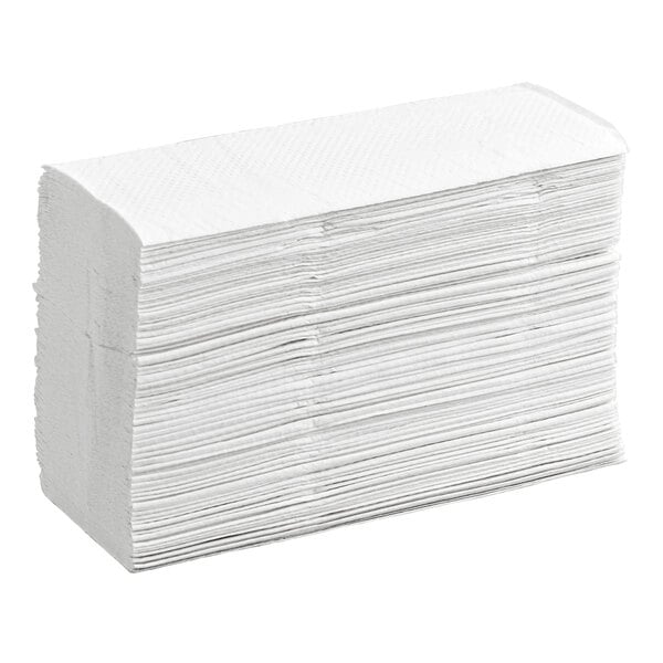 White C-Fold Standard Weight Towel - 2400/Case