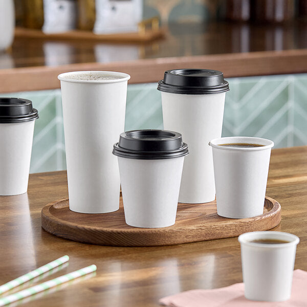 10 oz. White Poly Paper Hot Cup