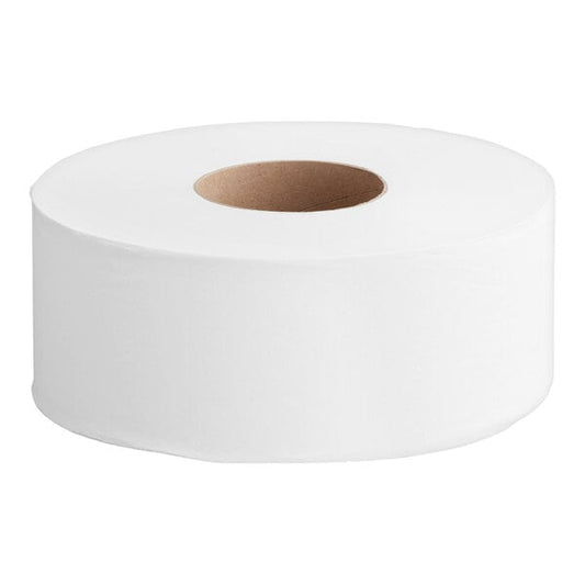 Premium 2-Ply Jumbo 1000' Toilet Paper Roll with 9" Diameter - 12/Case