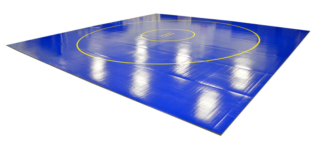 36' X 36' ULTRA SHOCK ROLL-UP WRESTLING MAT