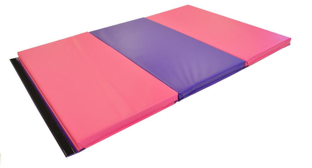 4' X 6' X 2" INTERMEDIATE LEVEL FOLDING GYMNASTIC MAT