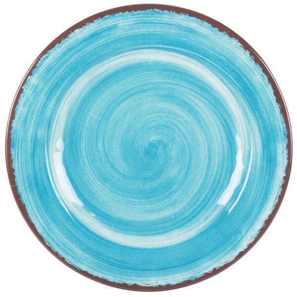 11" Round Melamine Plate - 12/Case