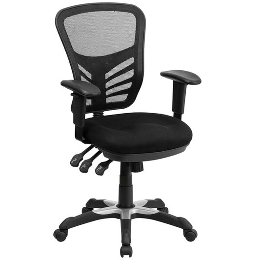 Mesh Mid Back Swivel Tilt Office Chair