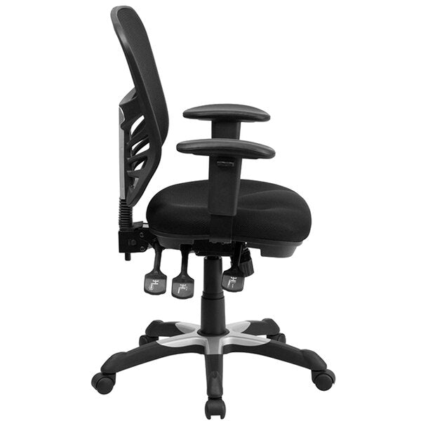 Mesh Mid Back Swivel Tilt Office Chair