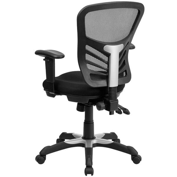 Mesh Office Chair with Triple Paddle Control and Infinite-Locking Back Angle