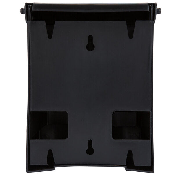 Black Plastic Wall-Mount Sanitary Napkin Receptacle