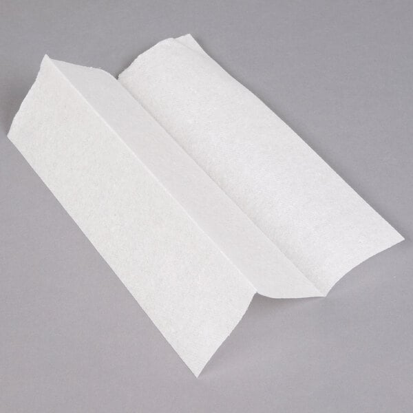 White Premium M-Fold (Multifold) Through-Air-Dry  Towel - 2800/Case