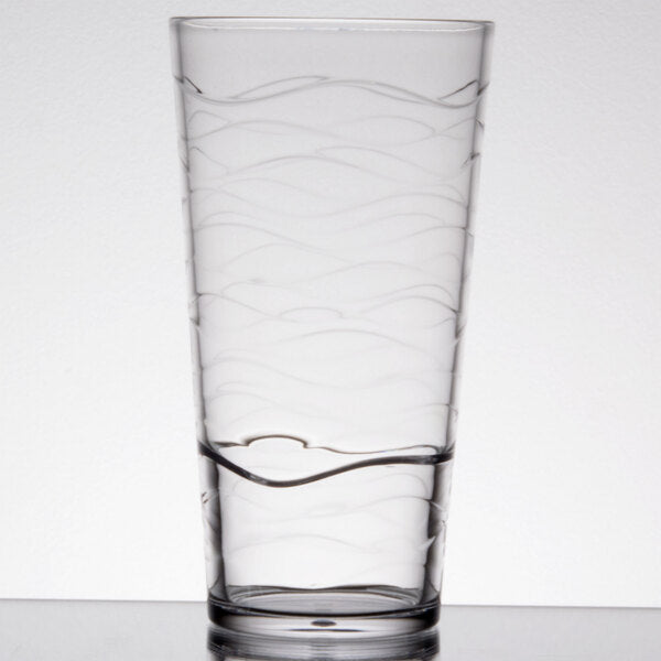 12 oz. Clear SAN Plastic Tumbler - 24/Case