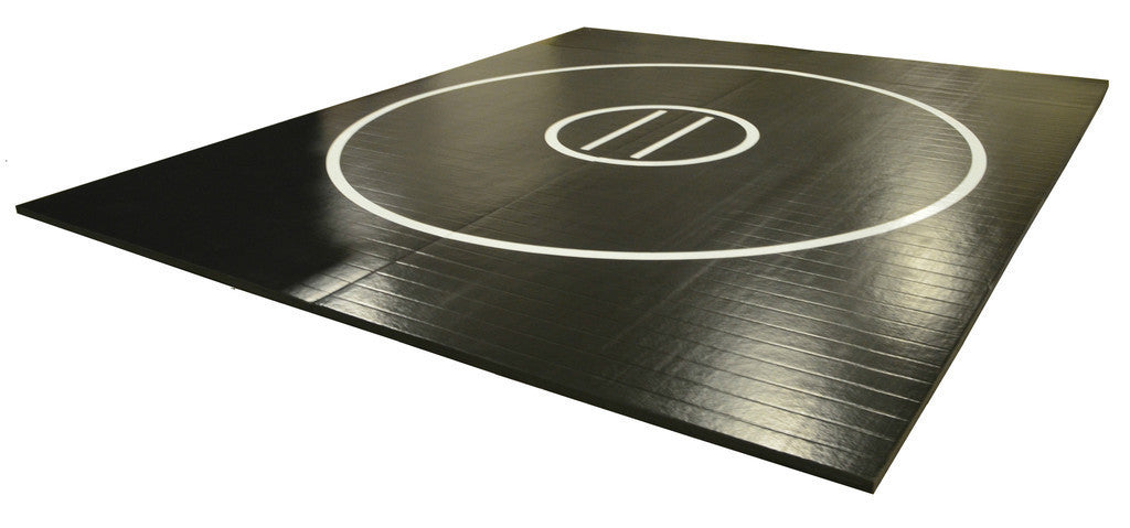 36' X 36' ULTRA SHOCK ROLL-UP WRESTLING MAT