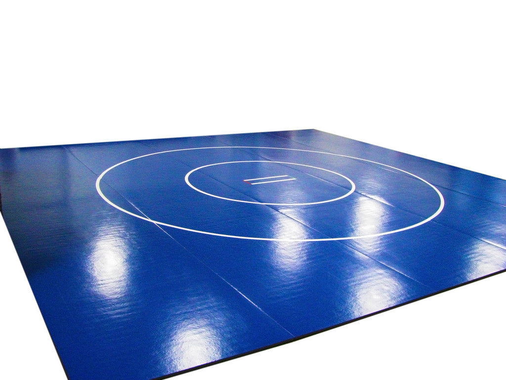 24' X 24' ULTRA SHOCK ROLL-UP WRESTLING MAT