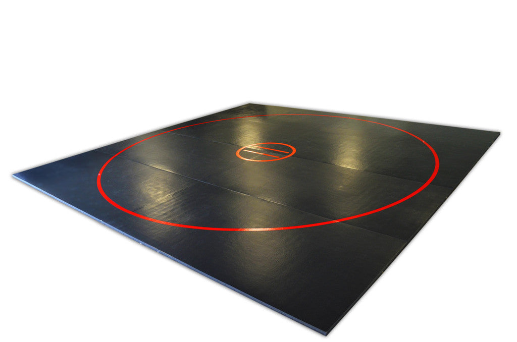 18' X 18' X 1.58" ULTRA SHOCK ROLL-UP WRESTLING MAT