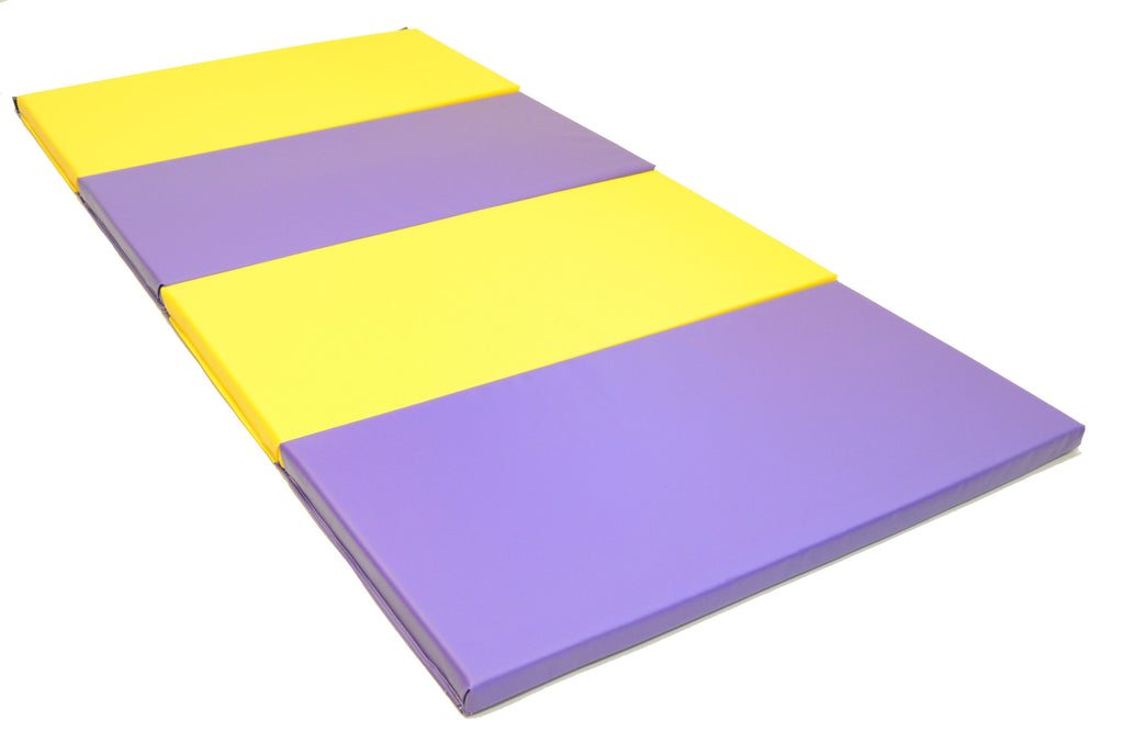 4' X 8' X 2" INTERMEDIATE LEVEL FOLDING GYMNASTICS MAT