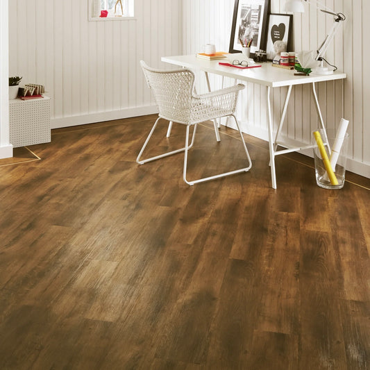 Commercial Floating Vinyl - Smoked Oak