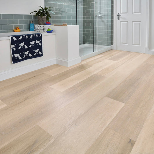 Commercial Floating Vinyl - Texas White Ash