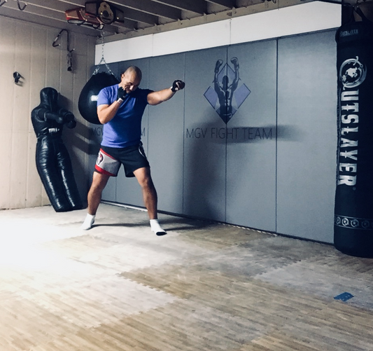 CUSTOM WOOD BACKED GYM WALL PADDING PANELS 2' X 4'