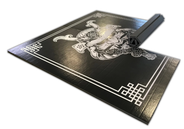 SAMURAI PRINTED 8' X 8' X 1 3/8" ROLL-UP MMA GRAPPLING MAT
