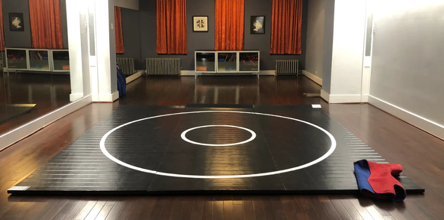 12' X 12' X 1.58" ULTRA SHOCK ROLL-UP WRESTLING MAT