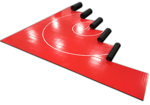36' X 36' ULTRA SHOCK ROLL-UP WRESTLING MAT