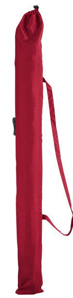 6' Red Push Lift Umbrella with 1 1/4" Steel Pole
