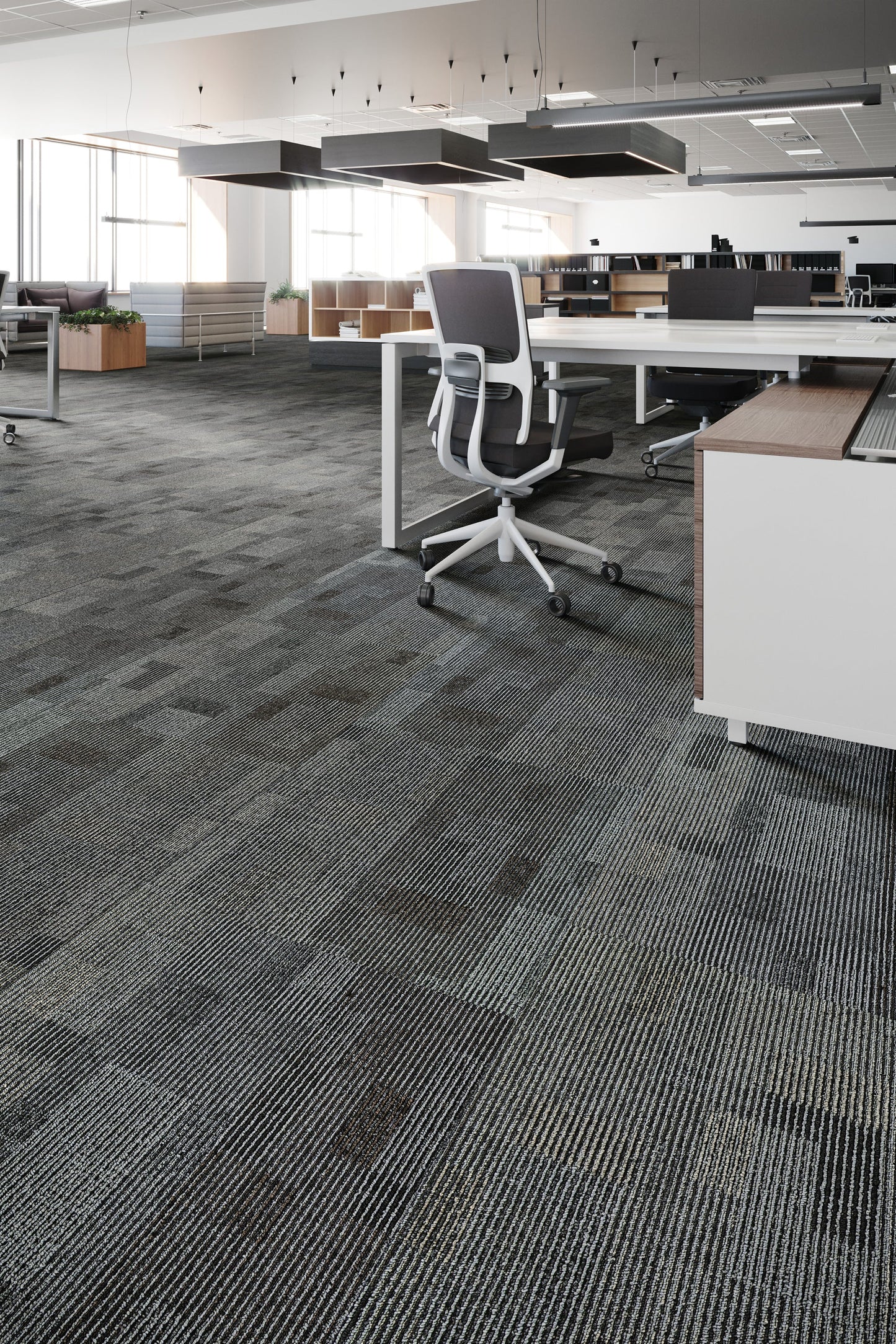 Commercial Carpet Tile - Deep Sea